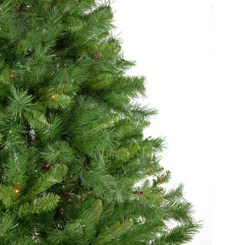 7.5' Pre-Lit Chatham Pine Artificial Christmas Tree Multi-Color Lights
