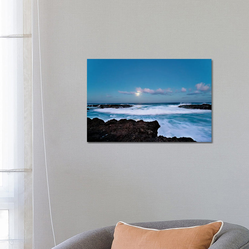 Blue Cove by Sean Davey - Wrapped Canvas Gallery-Wrapped Canvas Giclée, 66.04 cm H x 45.72 cm W x 3.175 cm D