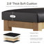 Hahnville Faux Leather Upholstered Storage Shoe Bench-2104165784-2104165787
