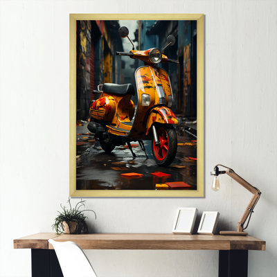 Scooter Escape II sur impression sur toile