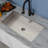 32-Inch Undermount Kitchen Sink 16 Gauge Stainless Steel Single Bowl - 32 X 19 X 10 Inch Deep Basin