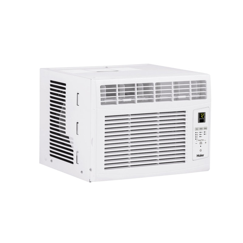 Haier 6000 BTU White Window Air Conditioner with Remote