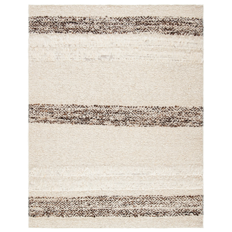 Natura Handwoven Wool and Cotton Rug, Rectangle 6' x 9'