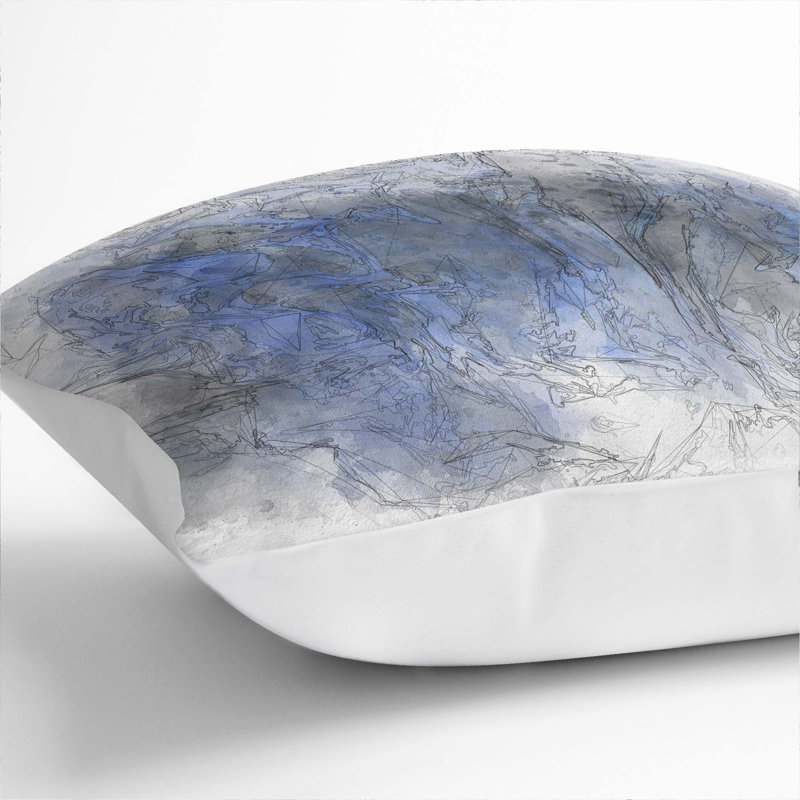 Square Throw Cushion, 55cm H x 55cm W x 20cm D, White