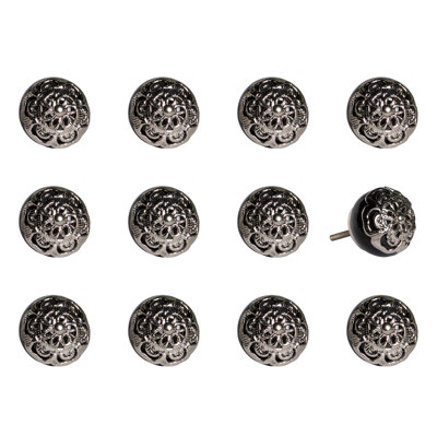 Handpainted 1 1/2" Diameter Round Knob Multipack