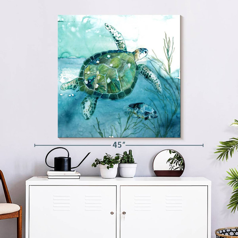Tortue de mer Crowle Delray I, H 33 po x l 33 po