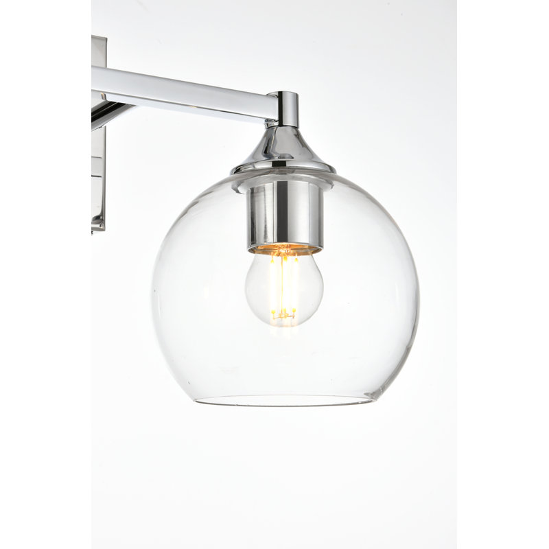 Lumière de meuble-lavabo à intensité variable, Chrome, Deux lumières, H 9 po x l 16 po x P 16 po