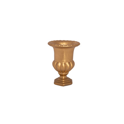 Terracotta Urn Classic Design Gold Finish