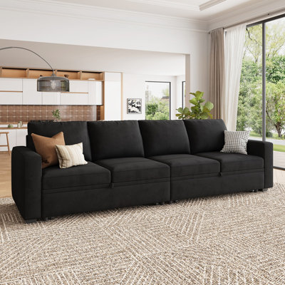  Modular Sleeper Sectional Sofa Couch U-Shaped Sofa Bed