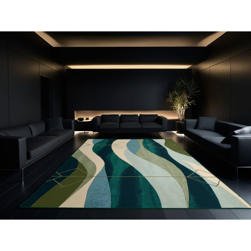 Stellar Blooms Rug, Rectangle 8' x 10'