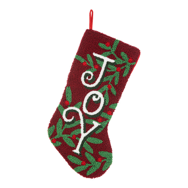 Chaussette de Noël crocheté L 20 po