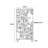 American light luxury vintage bedroom wardrobe