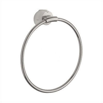 Tenso 8" Towel Ring in Satin Nickel