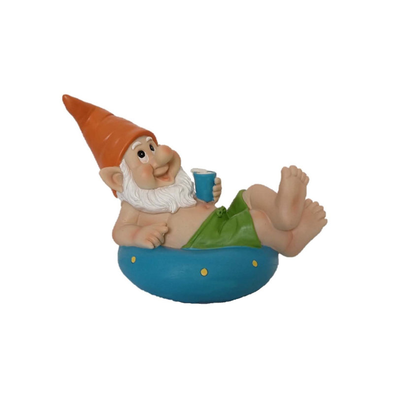 Abi-Rose Gnomes Weather Resistant Plastic Garden Statue