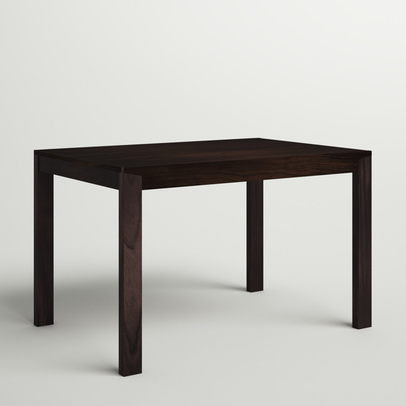 Adley Extendable Solid Wood Base Dining Table, Coffee
