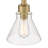 Kylepatrick 1 - Light Brushed Gold Cone Pendant-1110749927