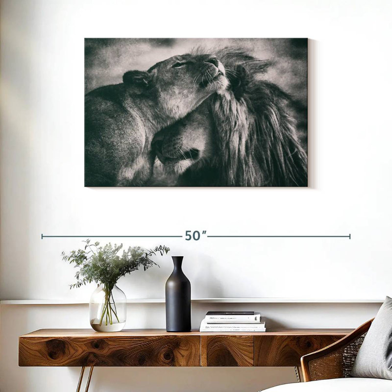 Amour monochrome, H 24 po x l 36 po