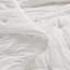 Ensemble de courtepointe brodée en coton 3 pièces pour très grand lit, blanc-128367401-128367405
