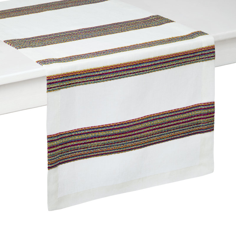 Maya Table Runner, 108'' L x 16'' W, Red