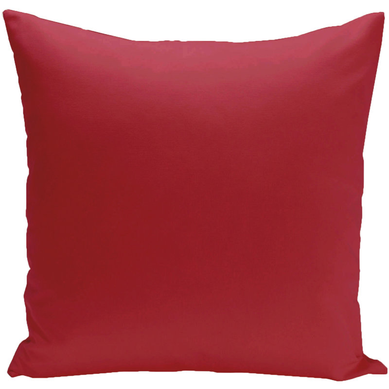 Housse de coussin d'extérieur carré Georgia, Rouge, 16 po x 16 po
