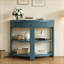 Demi-lune Lowellville avec tiroir et 2 tablettes-752774680