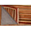 Tapis oriental rayé Gabbeh 2x4