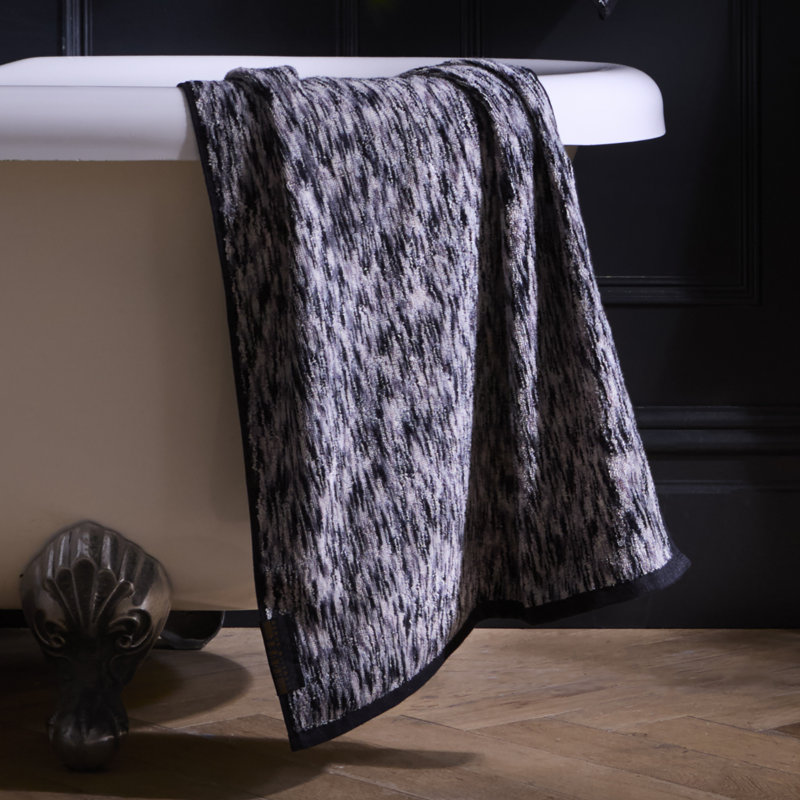 Laurence Llewelyn-Bowen Orion Towel Black, Bath Sheet