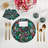 Jewel Box Emeralds Skulls Cotton Sateen Cocktail Napkins