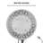 LED Handheld Shower Head Color-Changing Automatically Hydropower without Batteries