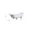 61'' L Freestanding Soaking Bathtub-17756256-17756251