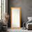 Sierra Non-Beveled Wood Framed Full-Length Floor Leaner Mirror-120951075
