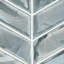 Midnight Tide Chevron 10 in. x 12 in. Glossy Glass Mosaic Wall Tile