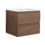 Meuble-lavabo mural 24 po avec lavabo en céramique, 2 tiroirs à fermeture en douceur 24 po-2071684054-2071684052