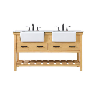 Pelaghia 60'' Double Bathroom Vanity