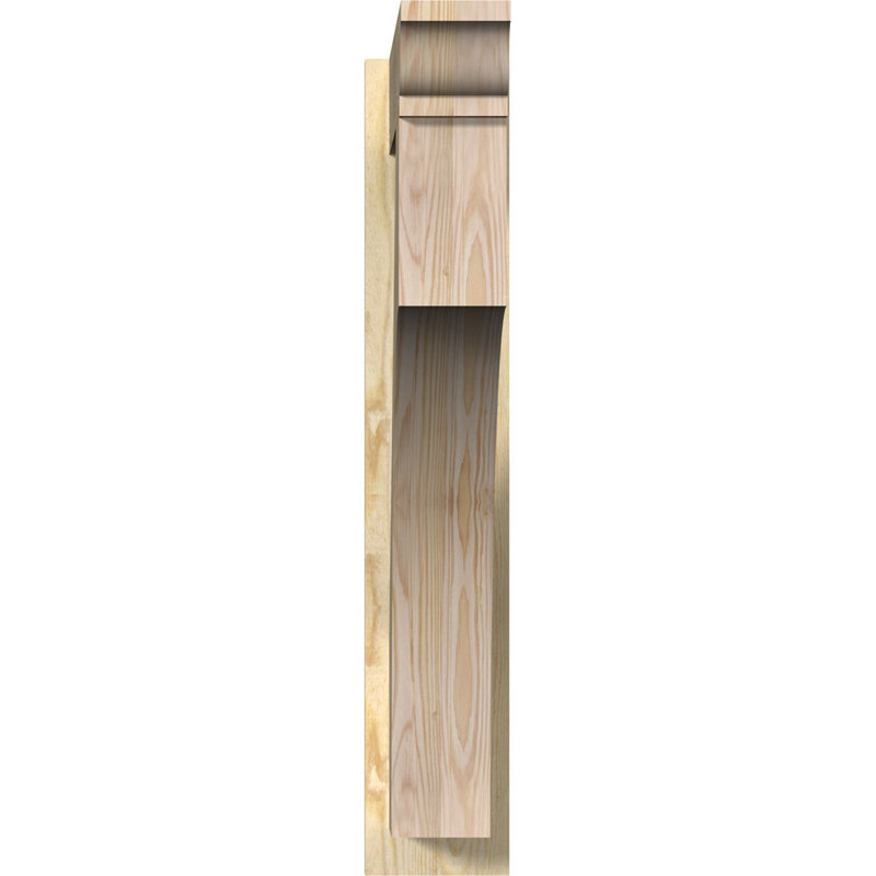 Persienne en bois Westlake, Sapin Douglas de 8 po (sciage brut), P 28 po x H 34 po