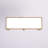 Donnie Gold-Finish Mirrored Glass Iron Console Table