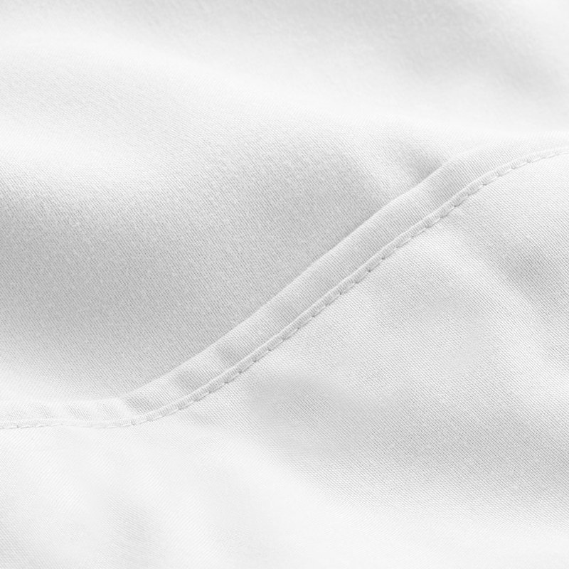 Microfiber - Set of 4, 4 Standard Pillowcases, White