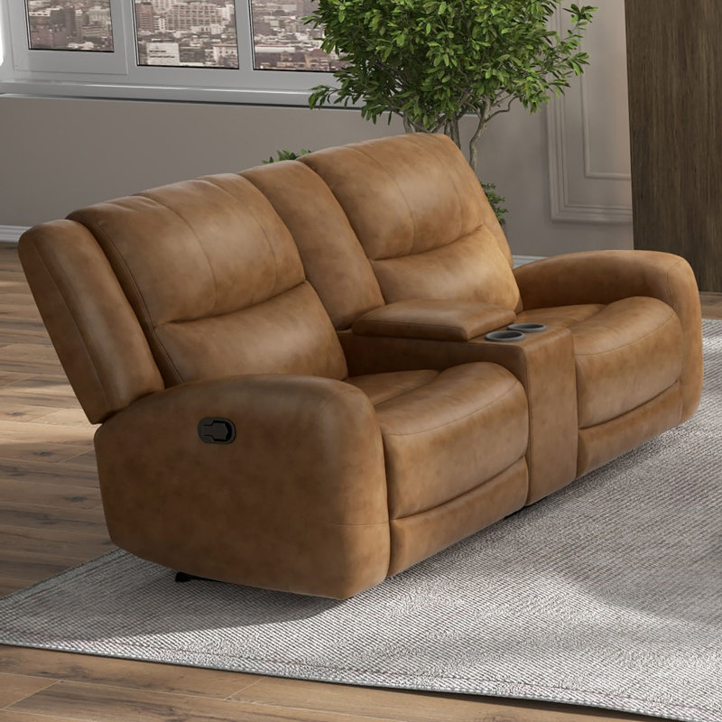Causeuse transitionnelle l 79 po, brun, Brun