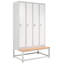 ATHLETE Steel 1 - Tier 120 cm Gym Locker with Lock Bar-119200543
