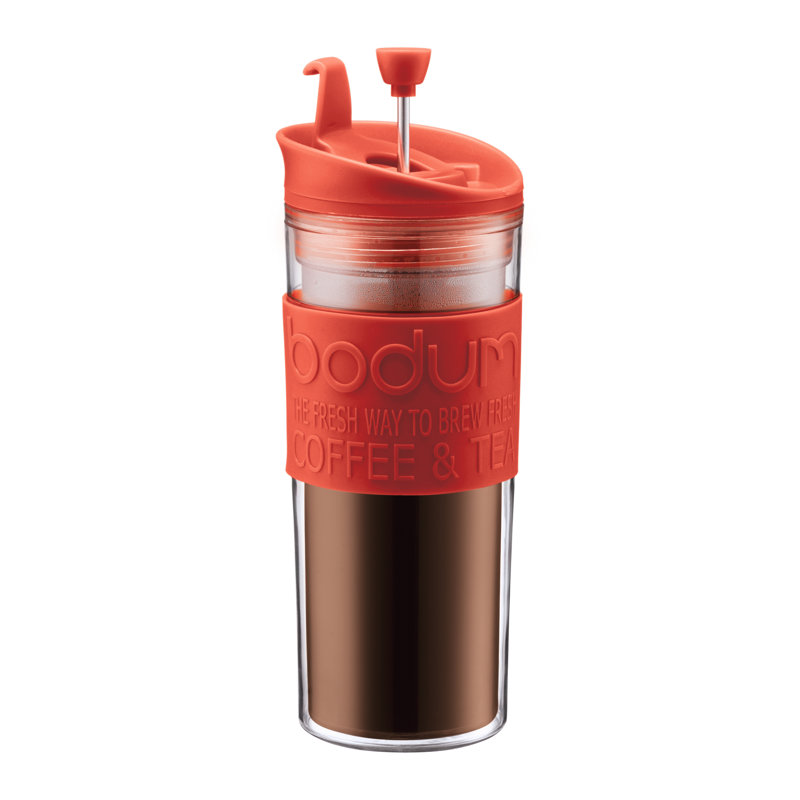 Grande tasse de voyage 15 oz. Bistro, rouge