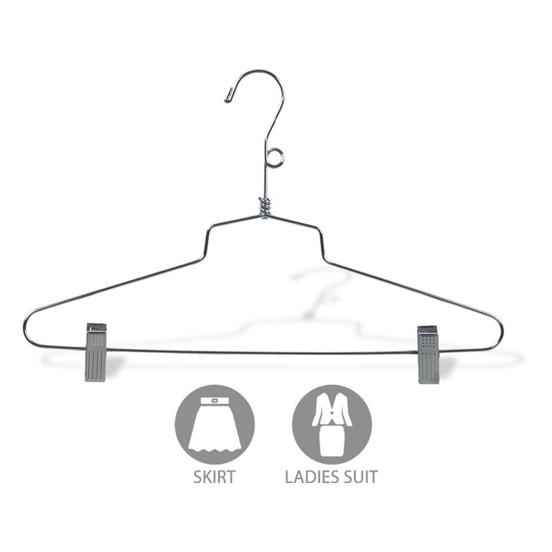 Wyckhoff Metal Hangers With Clips, 25