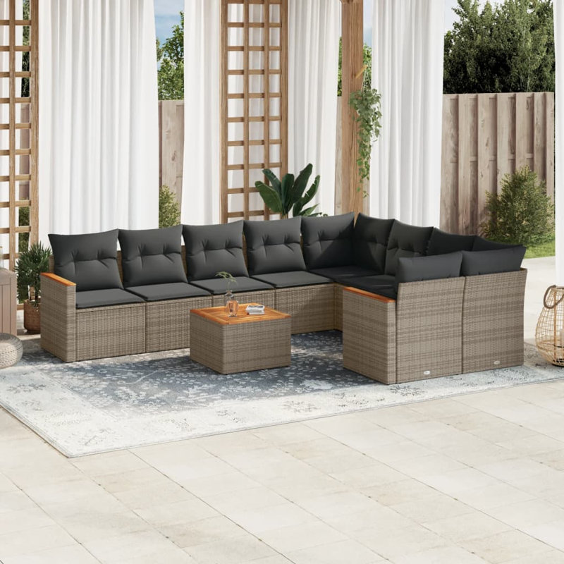 Ensemble de canapé de jardin Vidaxl