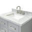 Ensemble de meuble-lavabo mural simple 31 po Macolm-1458378602-1458378613