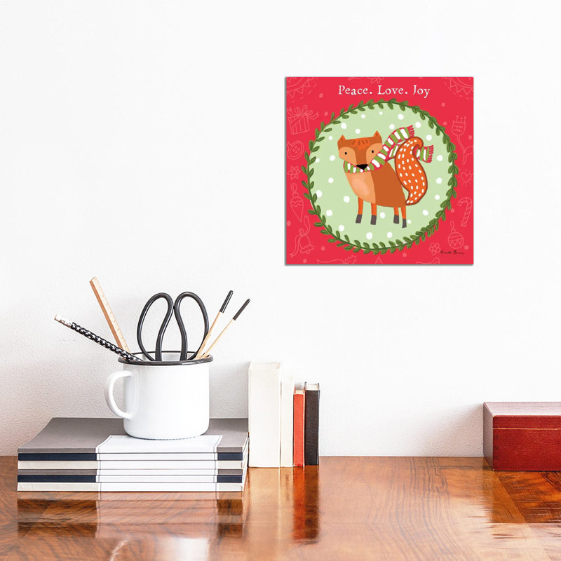 Woodland Friends I by Farida Zaman - Wrapped Canvas Print, 30.48 cm H x 30.48 cm W