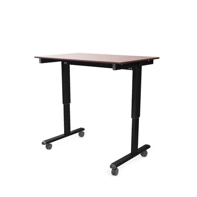 Westberry Height Adjustable Standing Desk -  Symple Stuff, STANDE-48-BK/DW