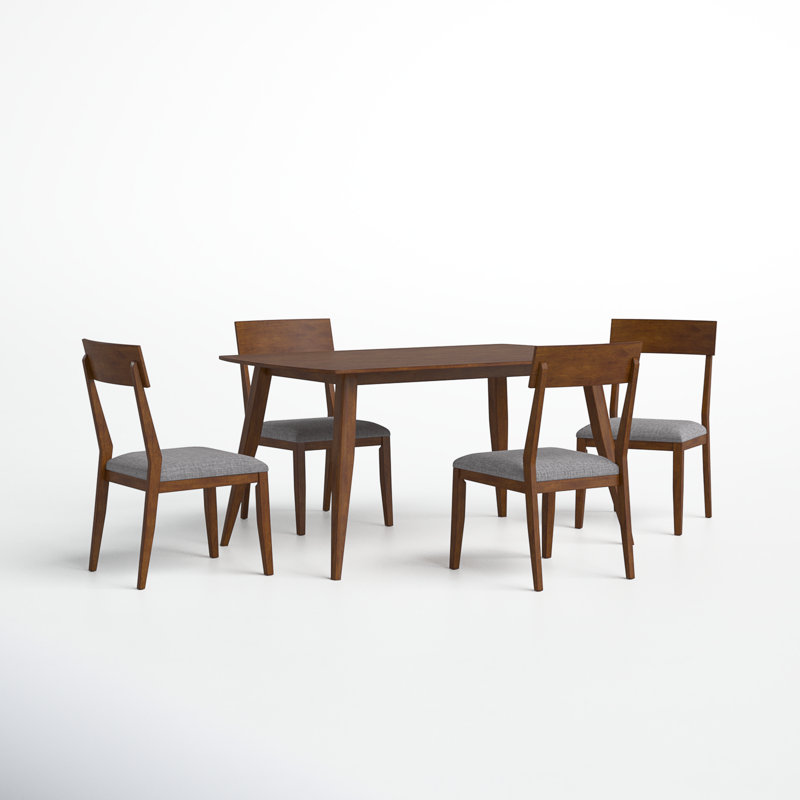 Phyllida 4 - Person Four Leg Base Dining Set, 30" H x 60" L x 36" W