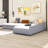 Karesinda Upholstered Linen Daybed with Trundle Bed-1516441579