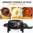 Electric Fondue Pot Set For Melting Chocolate Cheese, 3 Quart Fondue Set With Adjustable Temperature Control And 8 Colour-coded Forks, 1000w Non-stick Fondue Maker For Dessert, Oil And Broth