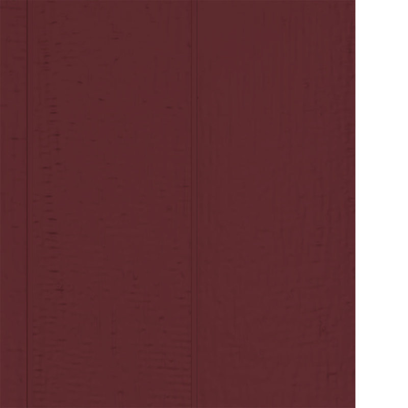 Builders Edge, paire de volets standard à quatre planches jointes avec arche, planche-n-lattes, Baie rouge, 45 po