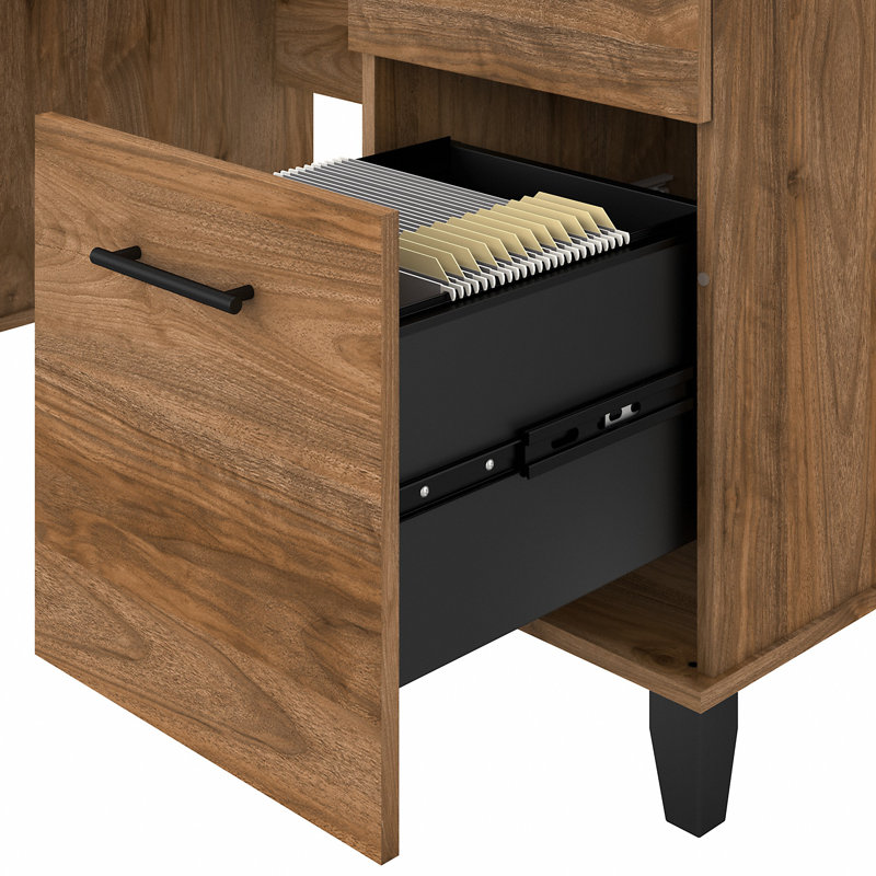 Kaionna Executive Desk, Fresh Walnut